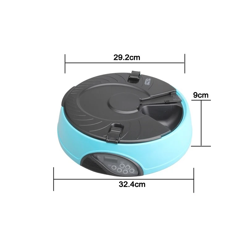 

Original Automatic Dog Feeder Set Feeding Time with LCD Digital 6 Meal Dog Cat Feeder Recorder Timer Bowl Meal Dispenser Tool