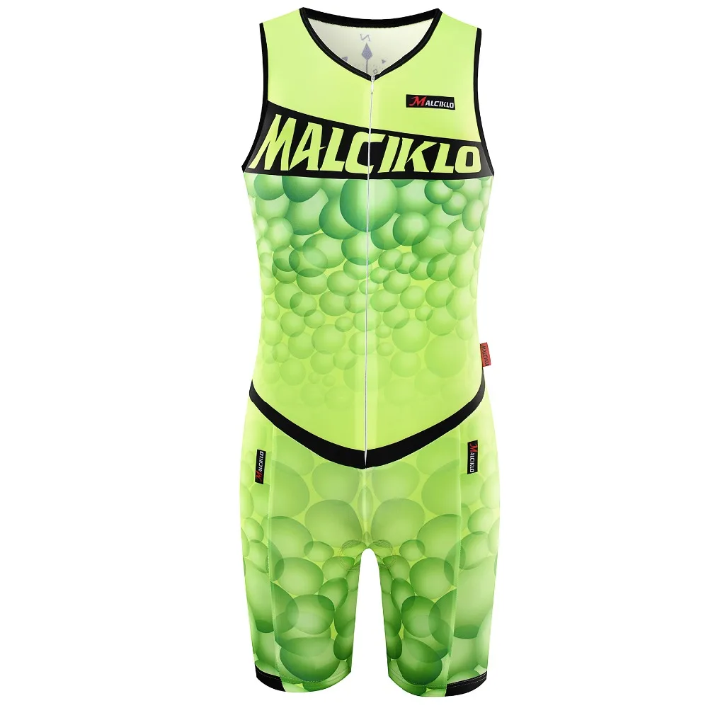 Без рукавов триатлонный Костюм дышащий мужской Велоспорт Джерси Pro Team Skinsuit