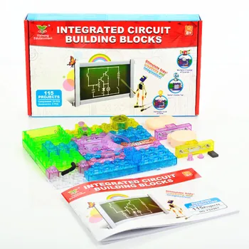 

115 Projects DIY Circuit board falsh toy Integrated circuit electronic building blocks kids Student learn science experiment toy