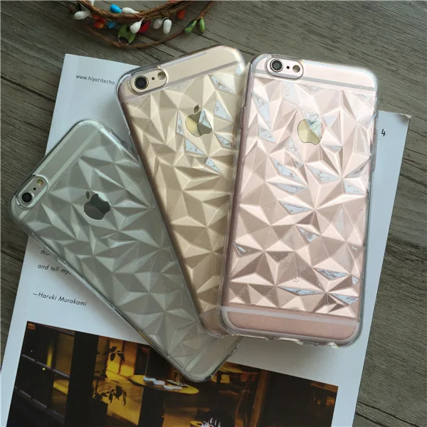 

100PCS/Lot 3D Soft TPU Cover For Apple iPhone5 5S SE 6 6S 6Plus 6SPlus 7 7 Plus 8 X Cases Phone Shell Prefect Design Free DHL