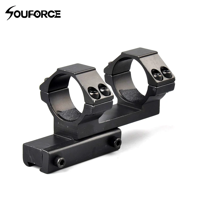 High Quality Tactical 30mm Scope Rings with One Extended Offset Mount