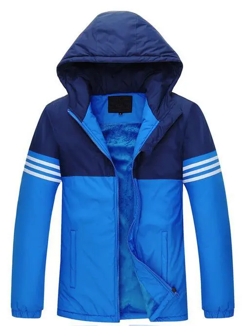 HOT 2016 Autumn And Winter Men s sports coat big yards thick hooded Down jacket padded