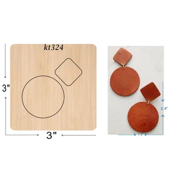 

Handmade earrings cutting dies 2019 new die cut &wooden dies Suitable for common die cutting machines on the market