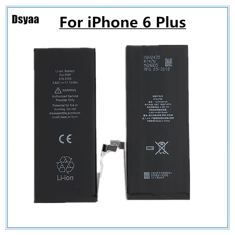 

100% New 2915mAh Battery for iPhone 6 Plus Battery Replacement for Apple for iPhone 6 Plus 5.5 Inch Battery