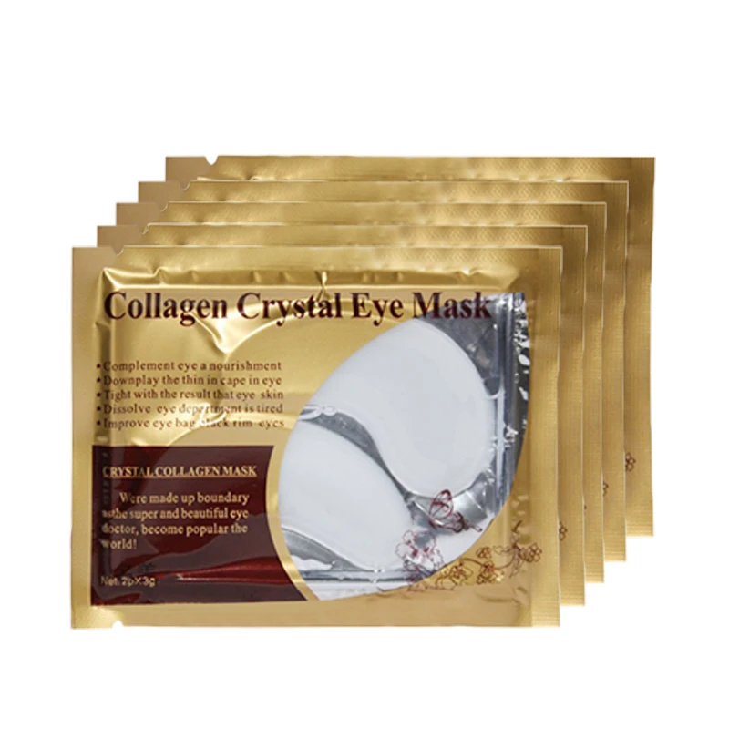 

5pair Patches for the Eyes Mask Crystal Collagen Eye Mask Gel Eye Patches Eye Care Anti-Wrinkle Remover Dark Circle Face Masks