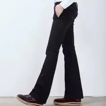 Новая мужская одежда деловые повседневные микро расклешенные свободные брюки на заказ модные большие размеры расклешенные брюки с широкими ногами