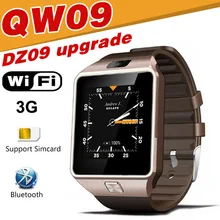 QW09 Smart watch DZ09 Android Upgrade Bluetooth Mobile Phone Smartwatch 3G WIFI Watch Call SMS Facebook Alarm For Android xiaomi