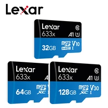 Lexar micro sd карта 64 ГБ флеш-КАРТЫ класс 10 32 Гб карта памяти 16 Гб tarjeta micro sd 128 ГБ TF карта sd-карта Бесплатный адаптер
