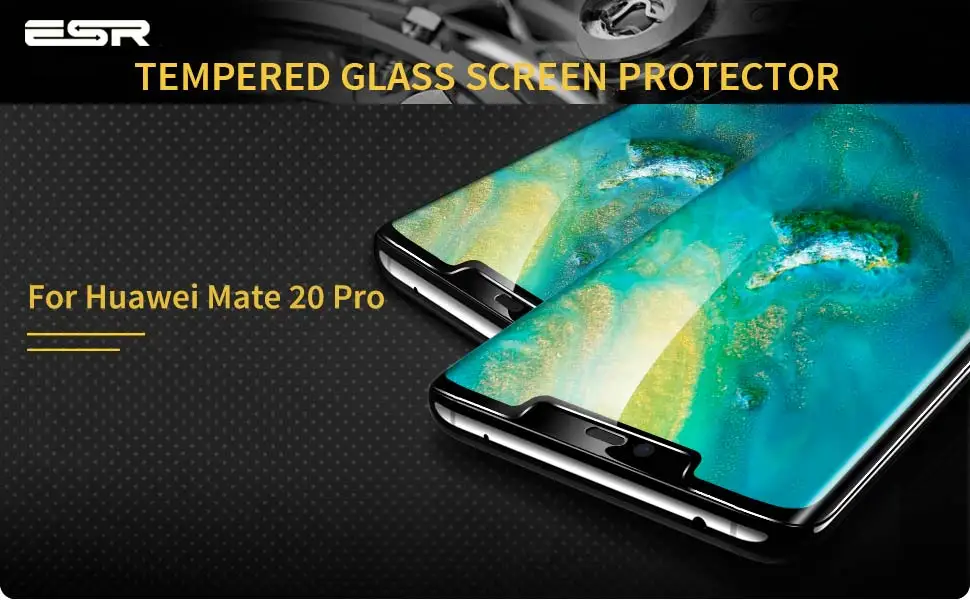 ESR Защита экрана для huawei mate 20 Pro закаленное стекло 3D 9 твердость HD полное покрытие Защитная пленка для huawei mate 20 Pro