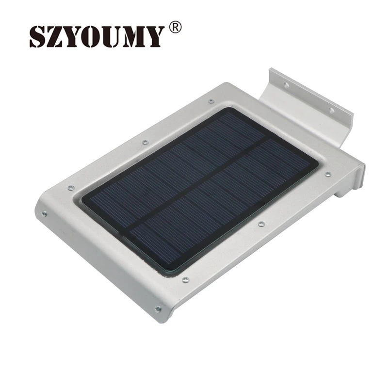 

SZYOUMY 46 LED Solar Light with Motion Sensor Security Lamp Ultra Thin Waterproof IP65 For Garden Outdoor Path Lighting