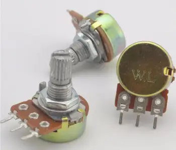 

6mm Potentiometer Pot single joint amplifier Pots 1K 2K 5K 10K 20K 50K 100K 250K 500K 1M
