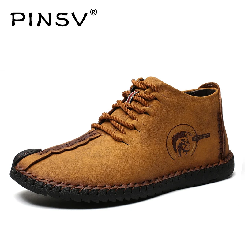 

Winter Boots Men Shoes Warm Fur Snow Boots Men Leather Shoes Work Leather Boots For Men Zapatos Hombre Plus Size 38-48
