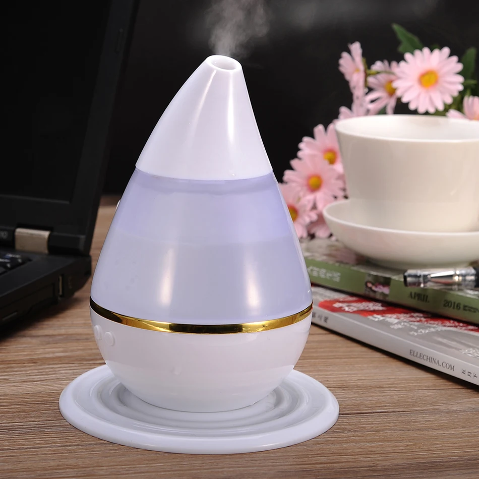 

Air Humidifier Water Drop Fogger Atomizer Ultrasonic LED Light Aroma Diffuser Mist Maker for Car Home Mini USB Humidifier