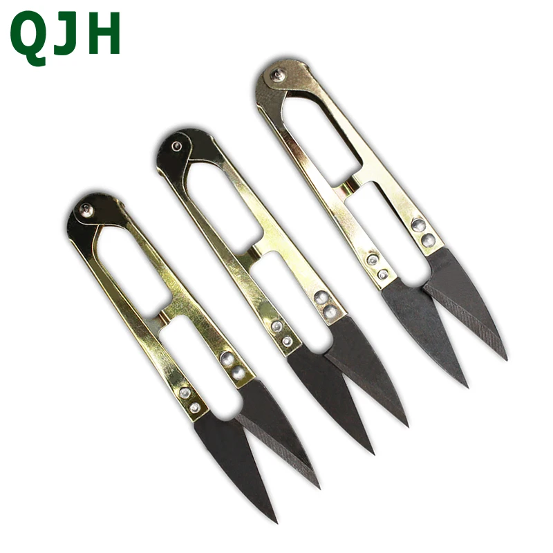 

1Pcs Sewing Embroidery cross stitch Scissors U Shape Scissors Yarn Shears Metal Scissors for Needlework Wire cutting
