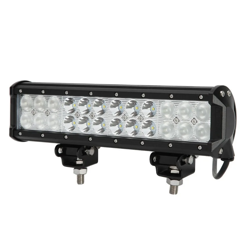 

12" 72W CREE LED Work Light Bar 7200lm 24pcs 3W Cree Waterproof for Jeep off road Van ATV AWD SUV 4WD 4x4 Pickup Van Off-road