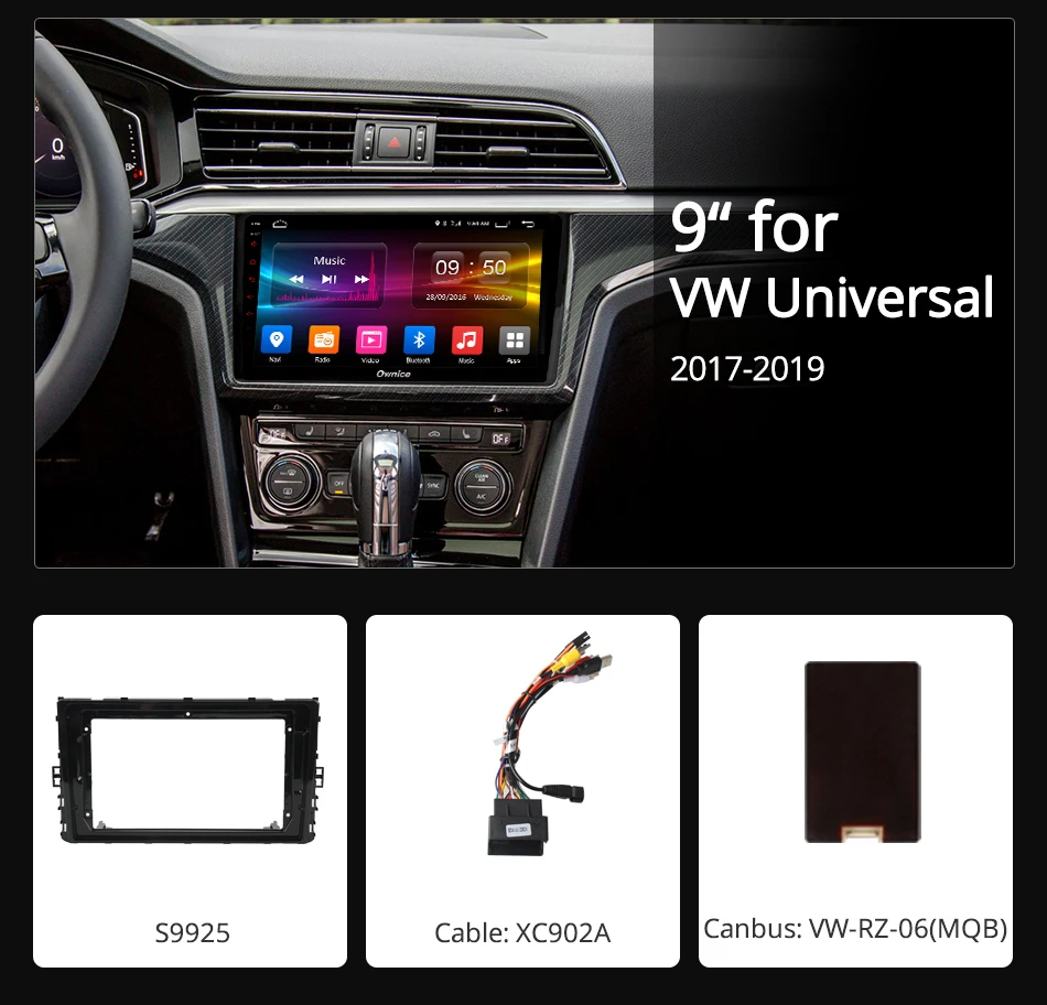 Clearance 9" IPS Android 8.1 Octa Core 4G+32G Car DVD Player For VW Passat Golf Tiguan Polo Jetta Arteon DSP CarPlay GPS Navi Radio ADAS 3