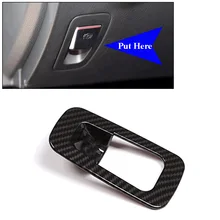 JEAZEA углеродного волокна P Файл автомобиля электронный ручной тормоз коробка переключения передач Панель отделка для Mercedes Benz C класса W205 класса GLC