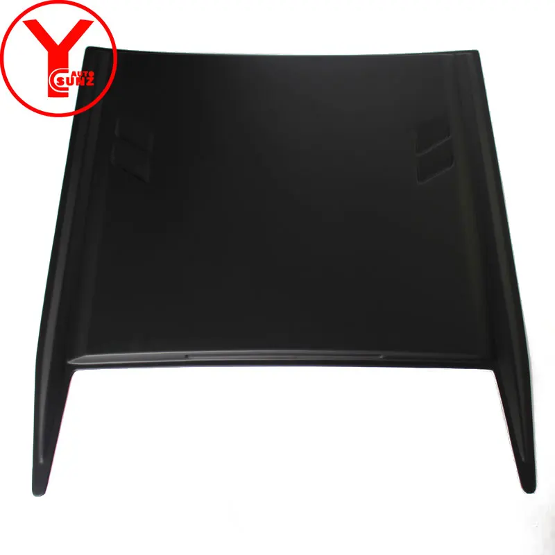 matte black Scoop Hoods Cover car part accessories For Toyota