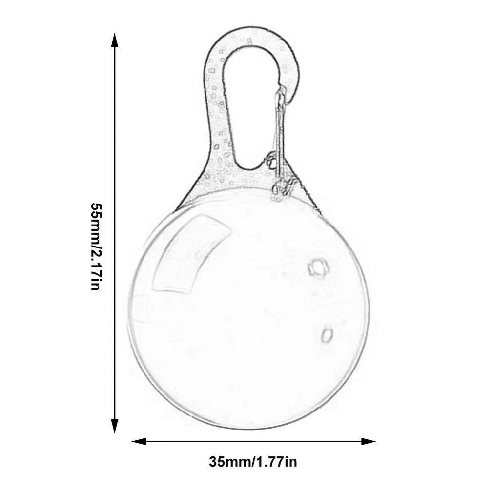 Светодиодная подвеска с подсветкой, бирка для собак, светящаяся Подвеска для домашних животных, вспышка для собак, подвесная бирка на