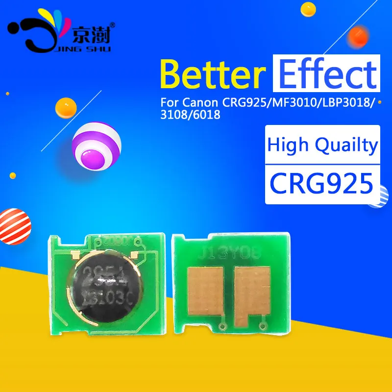 

10pcs toner cartridge chip CRG325 CRG725 CRG925 crg 925 compatible for canon LBP 6000 6018 lbp6000 MF3010 laserJet printer
