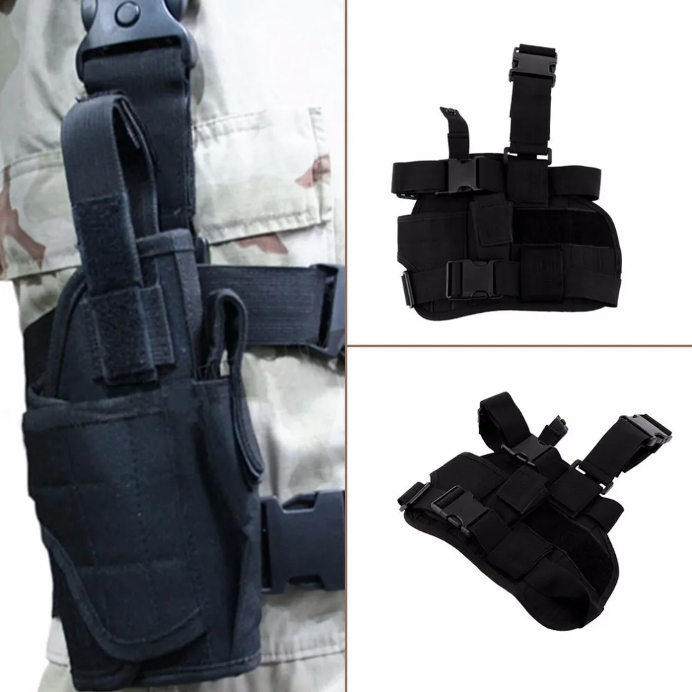 

Outdoor Adjustable Practical Puttee Bag Leg Thigh Holster Pouch Outdoor Hunting Airsoft Military Tactical new