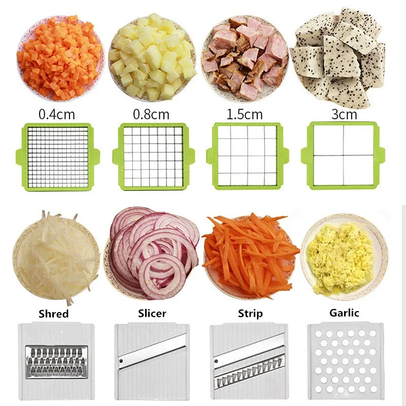 Multifunction-Vegetable-Slicer-with-8-Dicing-Blades-Manual-Potato-Peeler-Carrot-Grater-Dicer-Kitchen-Tools-Vegetable