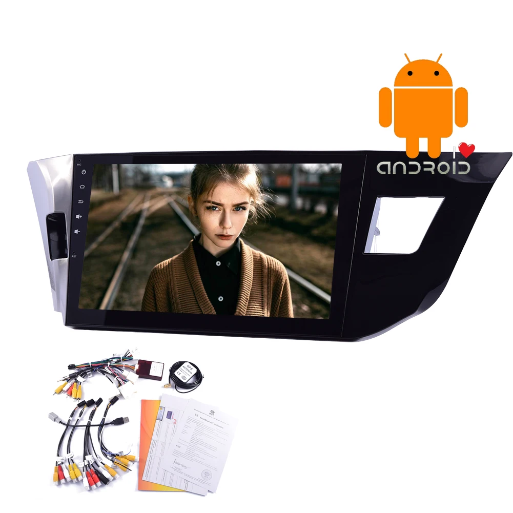 Cheap Android 4.4 Logo GPS Capacitive No-DVD Navigator Radio 10" Car Stereo PC HeadUnit AMP Map SD Mirror OBD2 For Toyota Levin 12