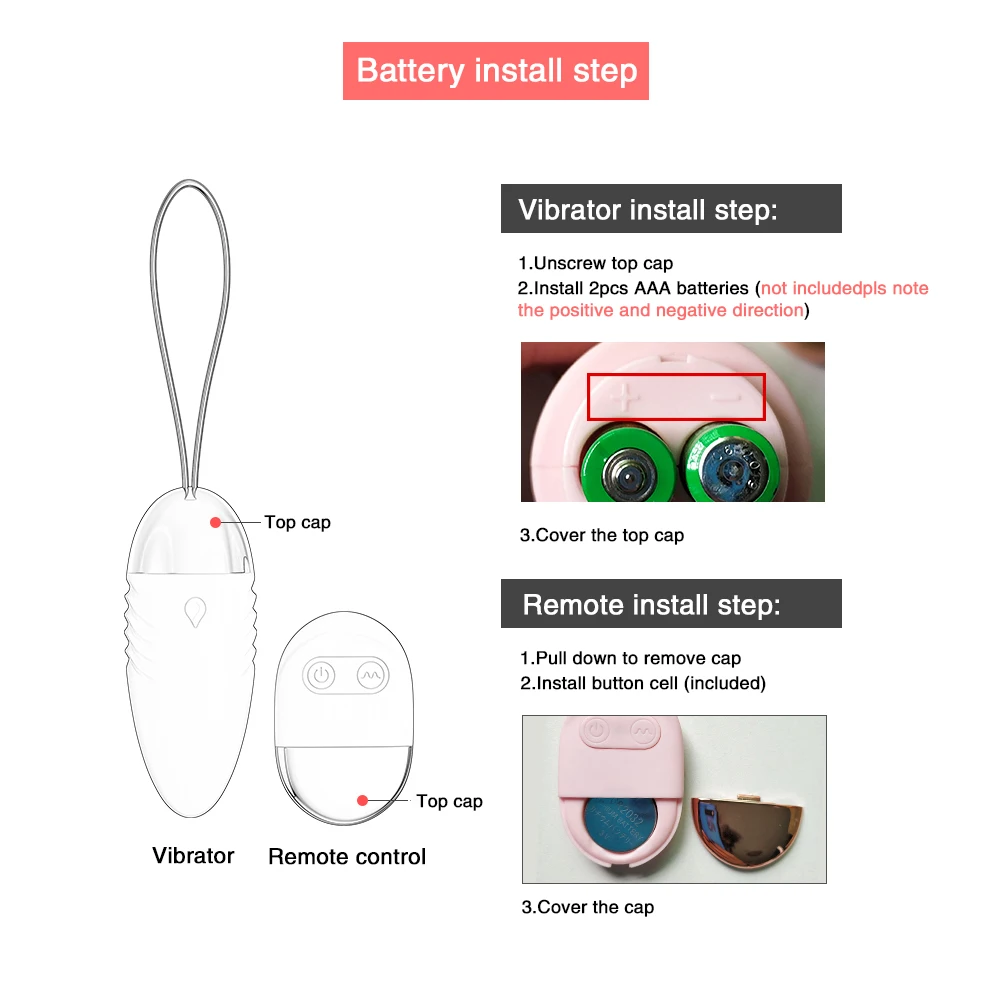 Sex Toys for Woman Wireless Remote Control 10 Speeds Vibrating Eggs Clitoris Stimulator Vaginal Massage Ball G- Spot Vibrators