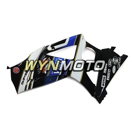 Полный комплект обтекателей для GSXR1000 2007-2008 07 08 K7 ABS пластик Кузов капоты Обтекатели черный, белый цвет комплект кадров чехлы для мангала