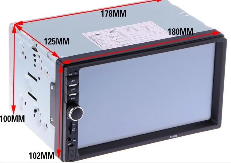 Cheap YUANMINGSHI 2 Din Car Radio Player 7