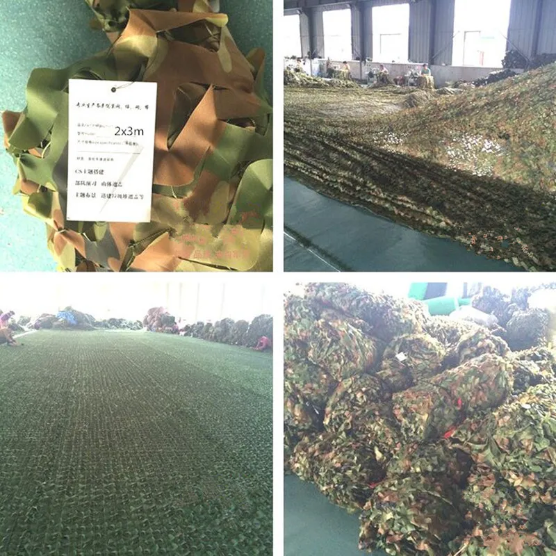 

2*3M Military Camouflage Emergency Sun Shelter Net Woodland Camping Jungle Netting Woodlands Camo Car Covers Tent