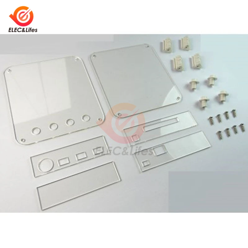 

1Pc Acrylic Transparent Case Housing For DSO138mini Digital Oscilloscope Case Storage Box Tech 13805K DIY Kit