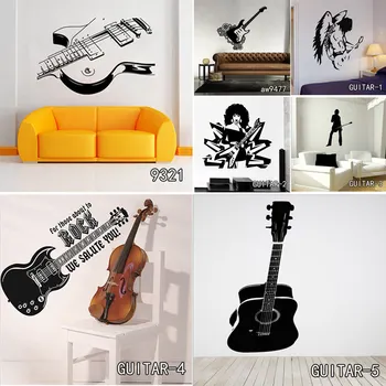 Creative Art Guitar Wall Stickers