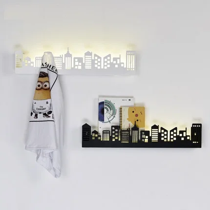 

AC85-265V Simple Modern Wall Sconce Iron Acrylic LED Wall Light Fixtures For Home Indoor Lighting Bedside Lamp