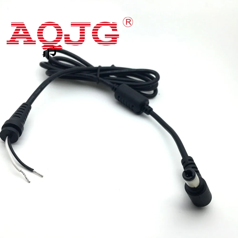 10pcs 5.5X2.5mm DC Power Male Tip Plug Connector With Cord/ Cable For Toshiba Asus Lenovo Laptop Adapter, 5.5*2.5mm AQJG