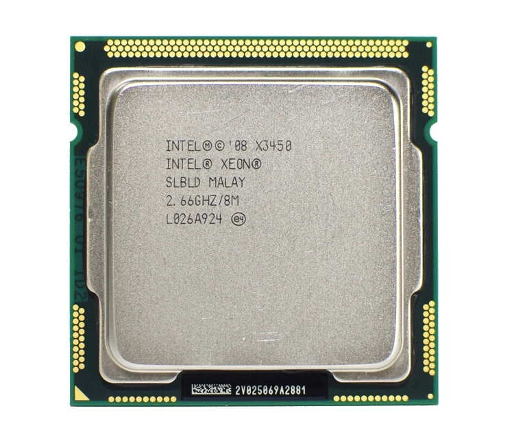 most powerful processor Intel Xeon X3450 Quad Core 2.66GHz 8M 2.5GTs SLBLD Socket LGA 1156 CPU Processor cpu for sale