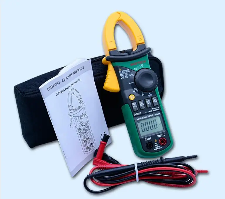 

MASTECH MS2108 Capacitance Frequency Inrush Tester MS2108 True RMS Digital AC DC Current Clamp Meter Multimeter