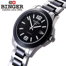 Men Sports Steel Classic 38mm Big Black Simple Dial Automatic GMT Watch With Original Logo Wristwatch