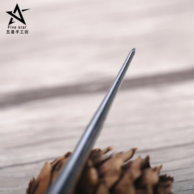 Leather Sewing Awl Wood Handle Drillable Pin Punching Hole Maker Stitching Overstitch Kit DIY Handcraft Work|Наборы ручных