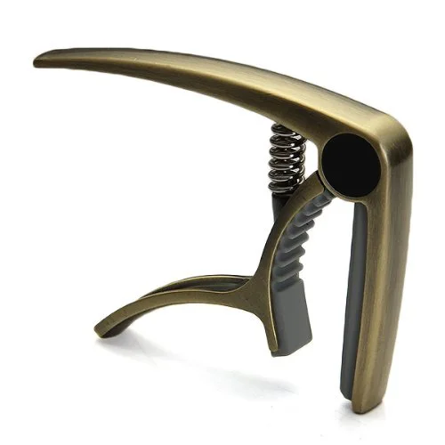 

2 PCS of (Metal alloy Capo for professional Ukulele Bronze)