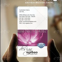 Визитная карточка по индицидуальному заказу печать пластиковые прозрачные/белые чернила ПВХ визитная карточка односторонний принт 500 шт./партия №