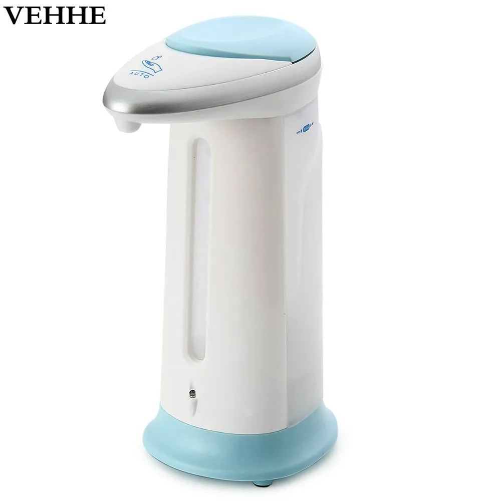

Vehhe Automatic Liquid Soap Dispenser Bathroom Kitchen Touchless 400ml ABS White Smart Sensor Soap Dispenser