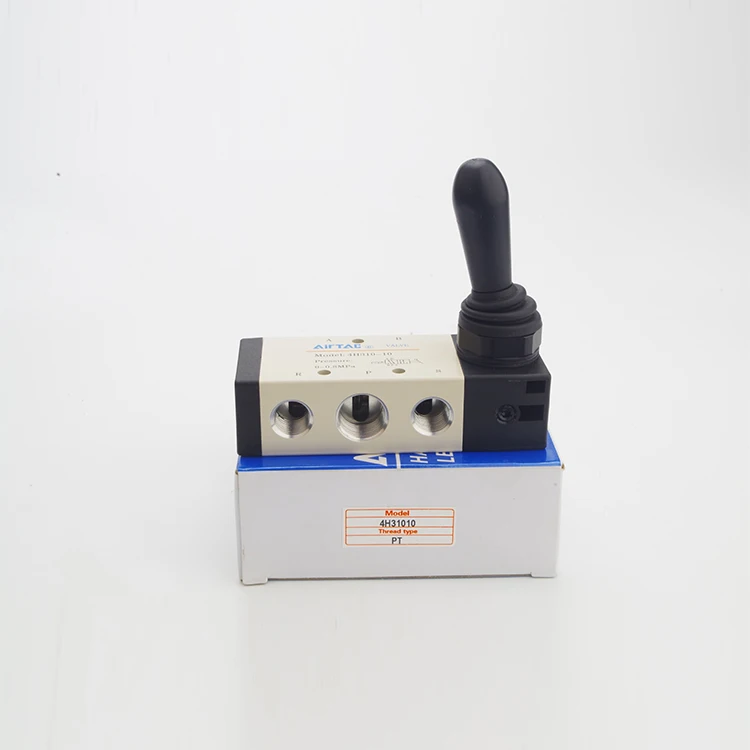 

Pneumatic switch manual valve 4H210 4R310 4R410 hand plate reversing mechanical cylinder valve pneumatic control with fitting