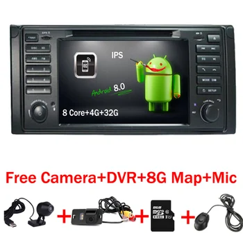 

7"HD IPS 1024X600 Android 8.0 Car DVD GPS Navi For BMW E53 X5 E39 Radio Stereo GPS Navigation 8 Core BT 4G WIFI 4GB RAM 32GB ROM