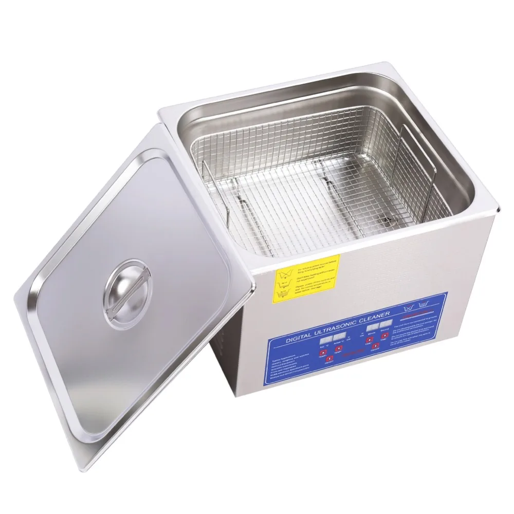 

Stainless Steel Ultrasonic Cleaner Bath Digital Ultrasonic Wave Cleaning Tank for Coins Nail Tools Part 15L/ 22L/ 30L etc Choose