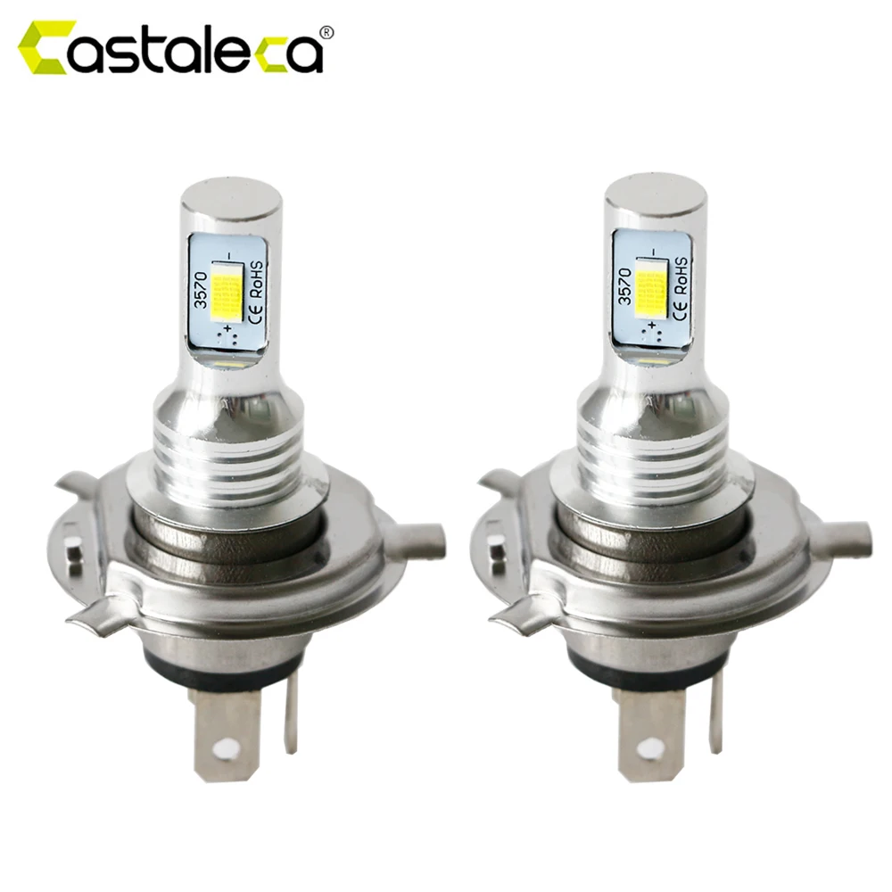 

1 Pair H4 LED Car Headlight 72W Turn Signa Fog Lamp CANBUS led h4 12V For Vehicle Motorcycle Truck 6000k Plug and play