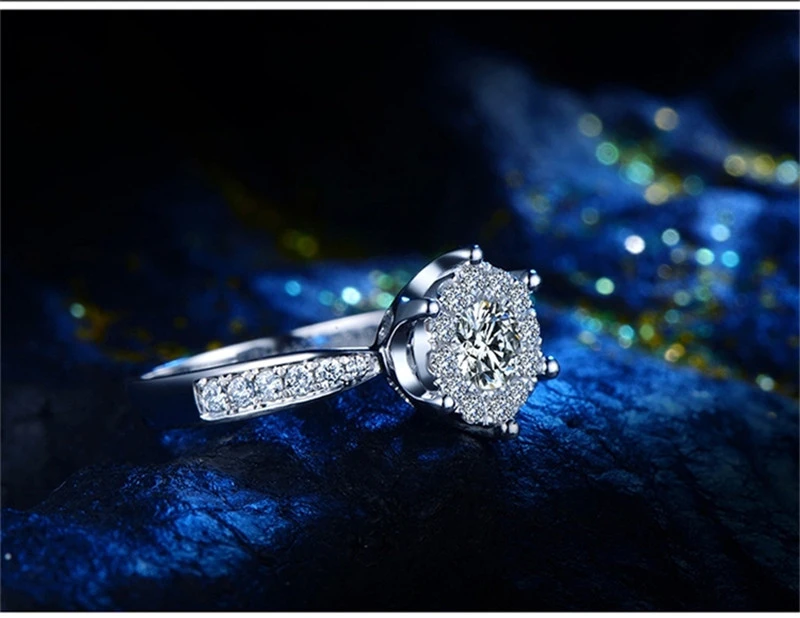 Luxury White Gold Color Rings For Women Crystal Jewelry Wedding Engagement Bague Femme Accessories Supernatural Anel 585 DR93 (11)