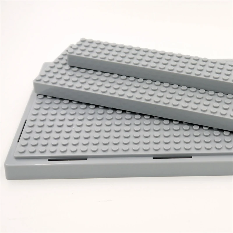  [Yamala] Display Case/Box Dustproof ShowCase Gray Base For  Blocks Acrylic Plastic Building Block Display Box Gifts For Boys