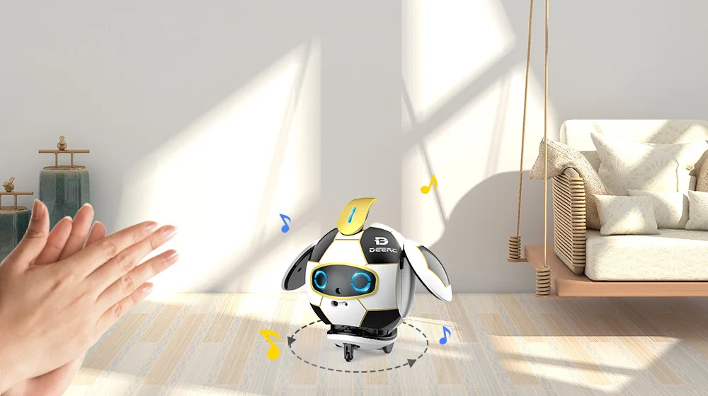 DEERC робот игрушка умный футбольный Робот Игрушки интеллектуальный сенсорный деформация звук действие избегание препятствий робот Inteligente для детей