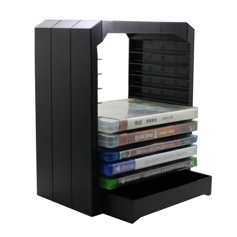 Image NI5L Multifunctional Universal Games   Blu Ray Discs Storage Tower for Xbox One,PS4